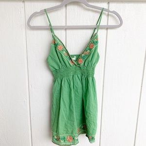 🚘MOVING🚘 UO Kimchi Blue Green Cami Tank Top M